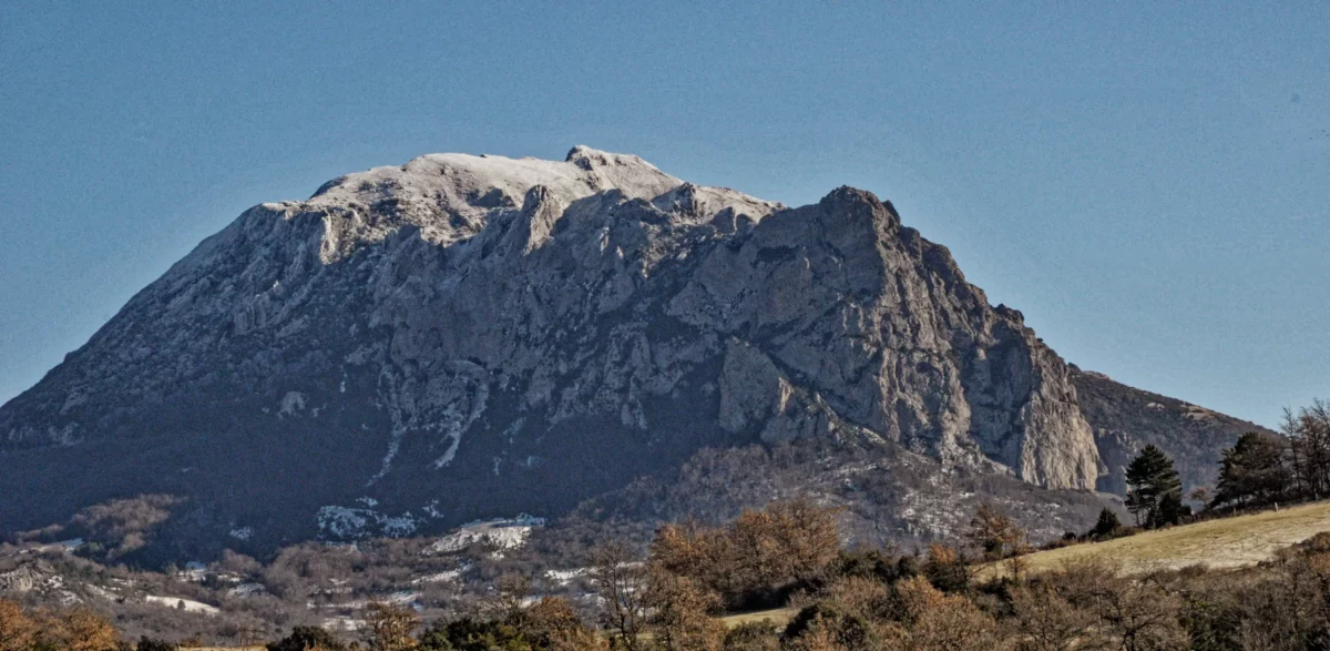 Photo de Bugarach depuis le village
