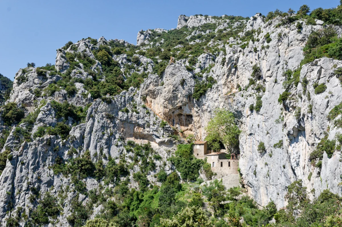 Dans les gorges de Galamus - Hermitage
